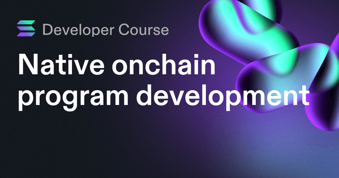 Native onchain program development