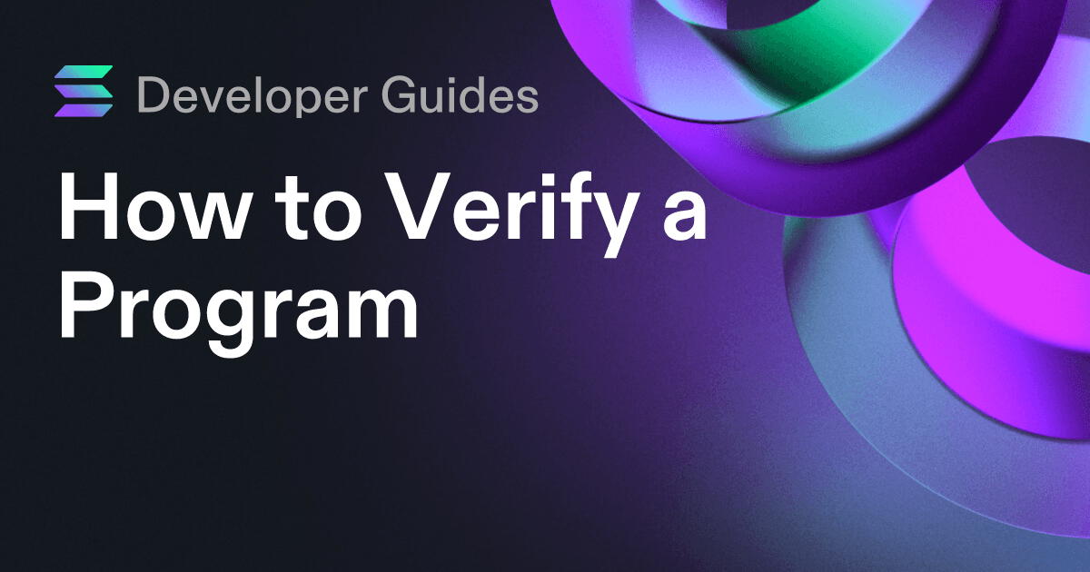 How to Verify a Program